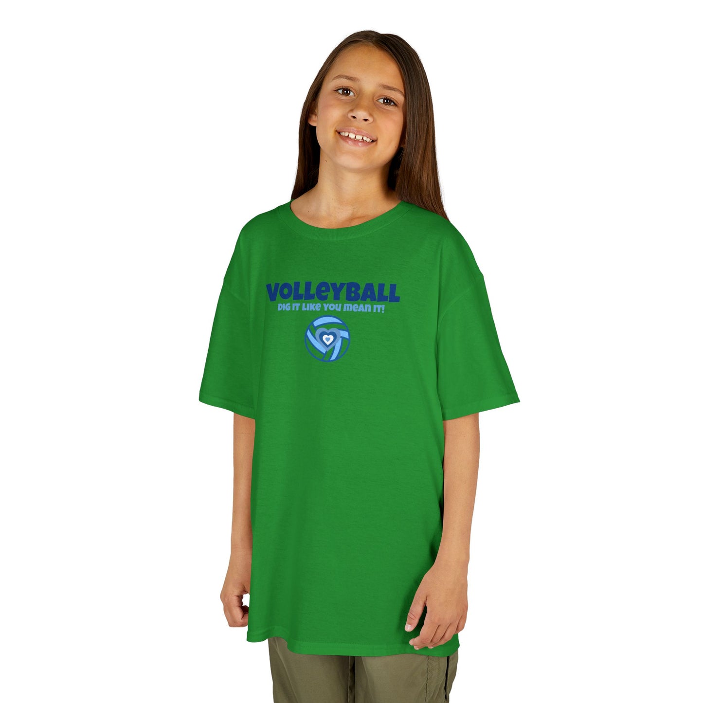 Kids "Dig It Like You Mean It" Volleyball Tee