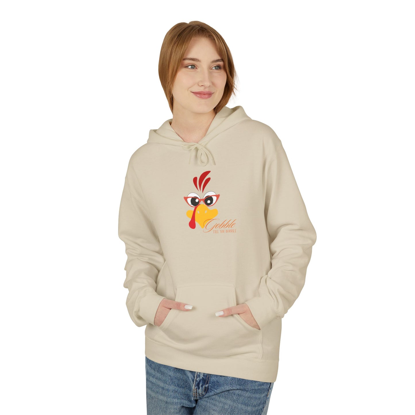 Gooble Till You Wobble Fleece Hoodie