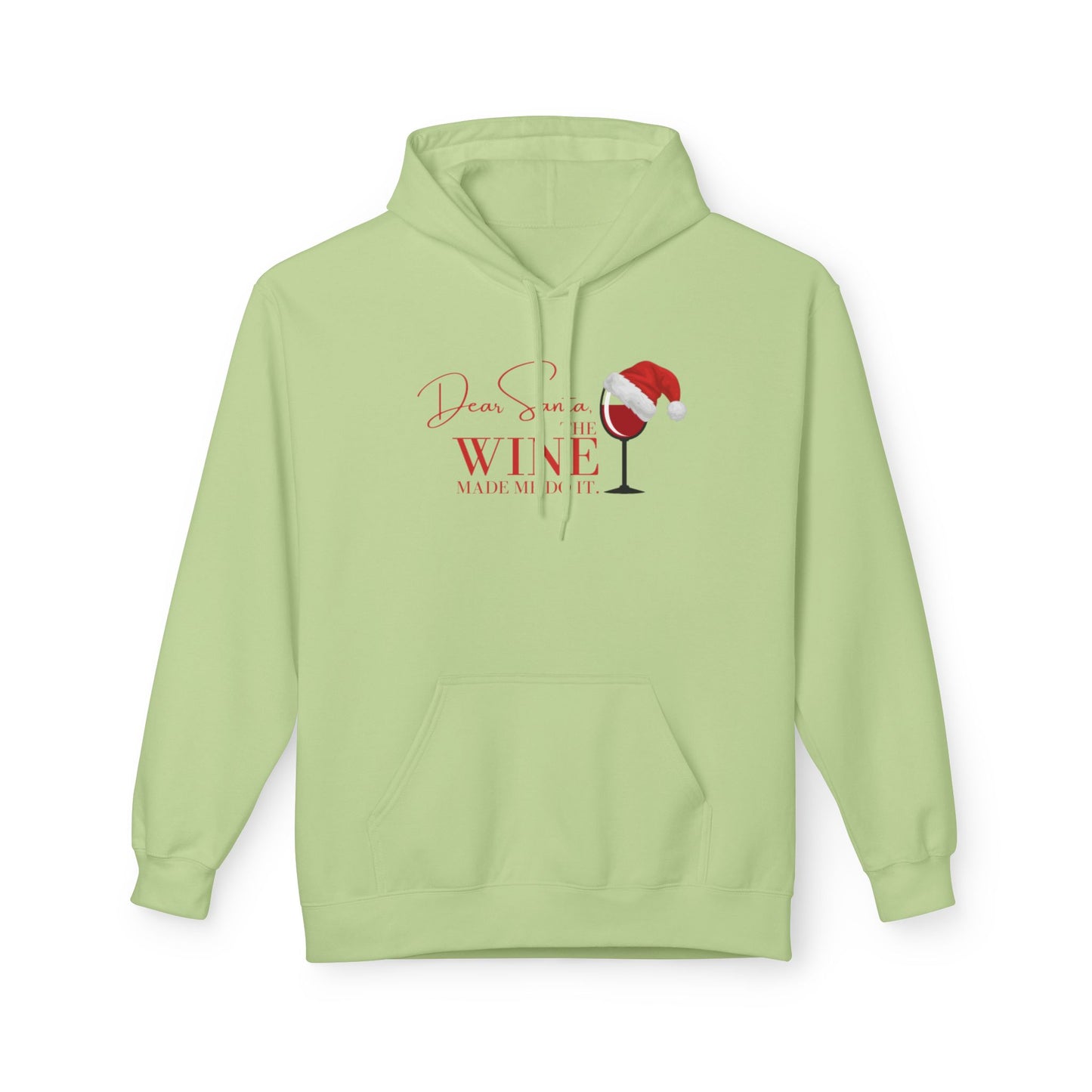 Dear Santa - The Wine Made Me Do It Hoodie