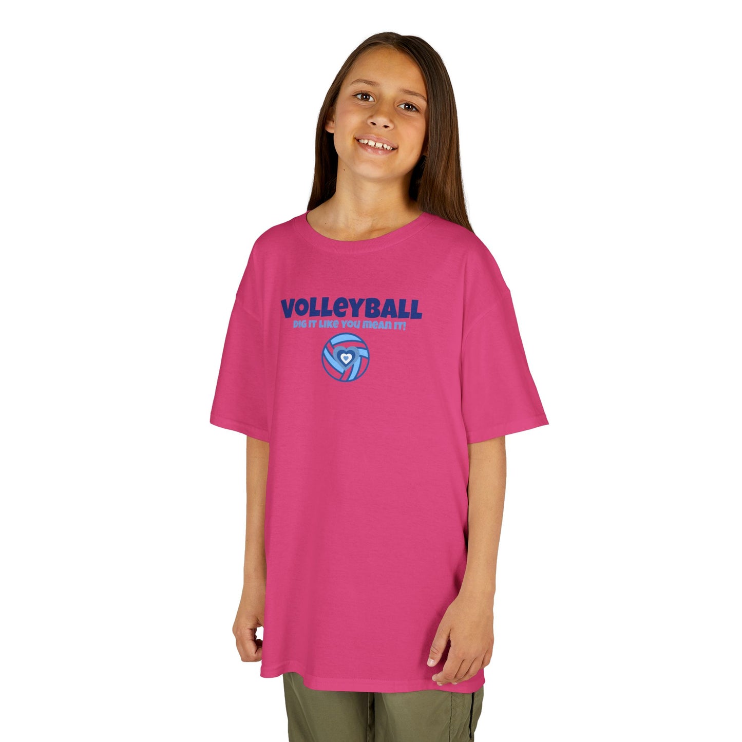 Kids "Dig It Like You Mean It" Volleyball Tee