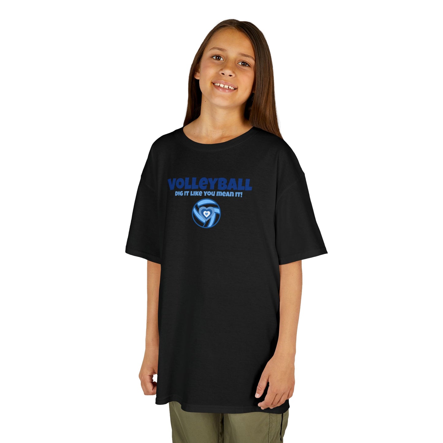 Kids "Dig It Like You Mean It" Volleyball Tee