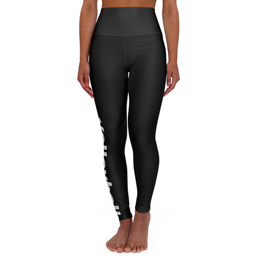 Women's Volleyball Leggings - Make A Statement with these black leggings