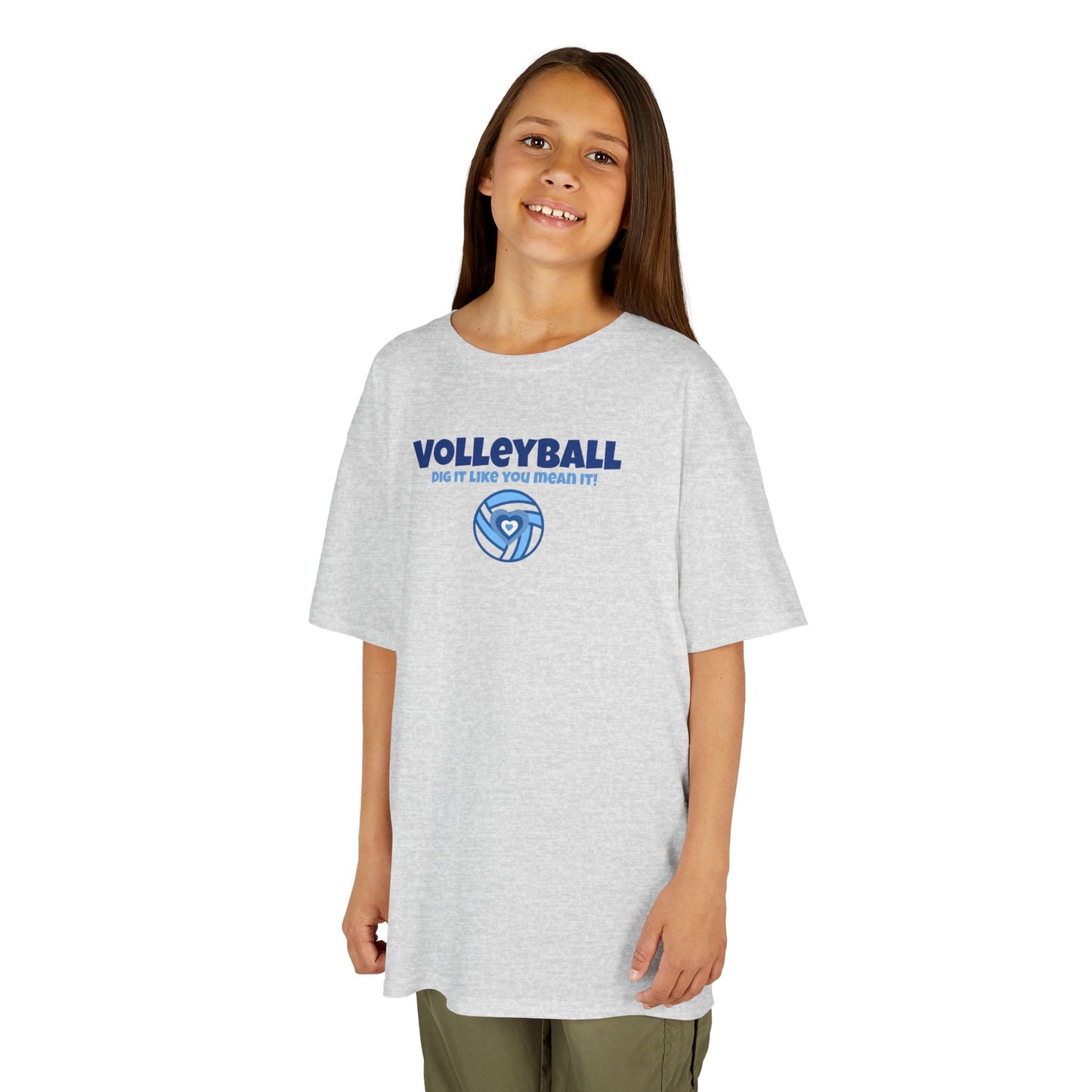 Kids "Dig It Like You Mean It" Volleyball Tee