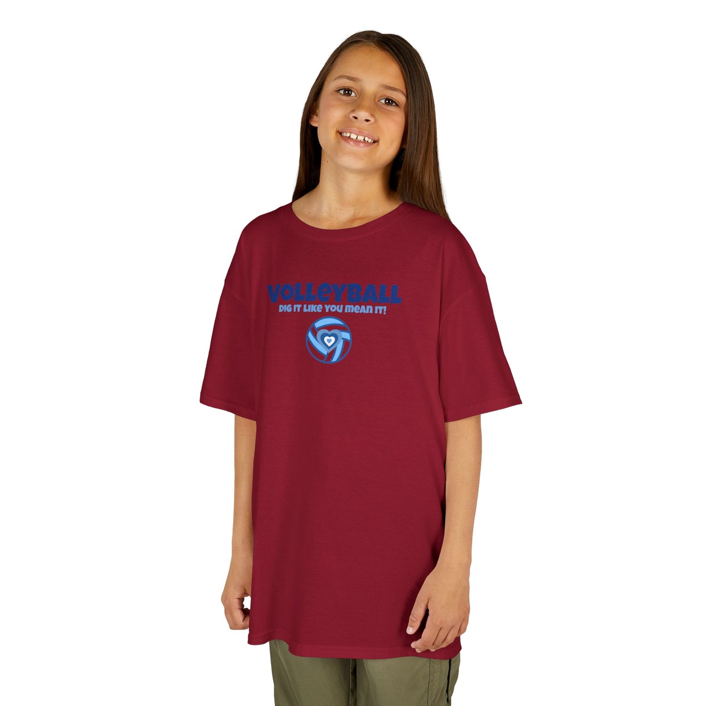 Kids "Dig It Like You Mean It" Volleyball Tee