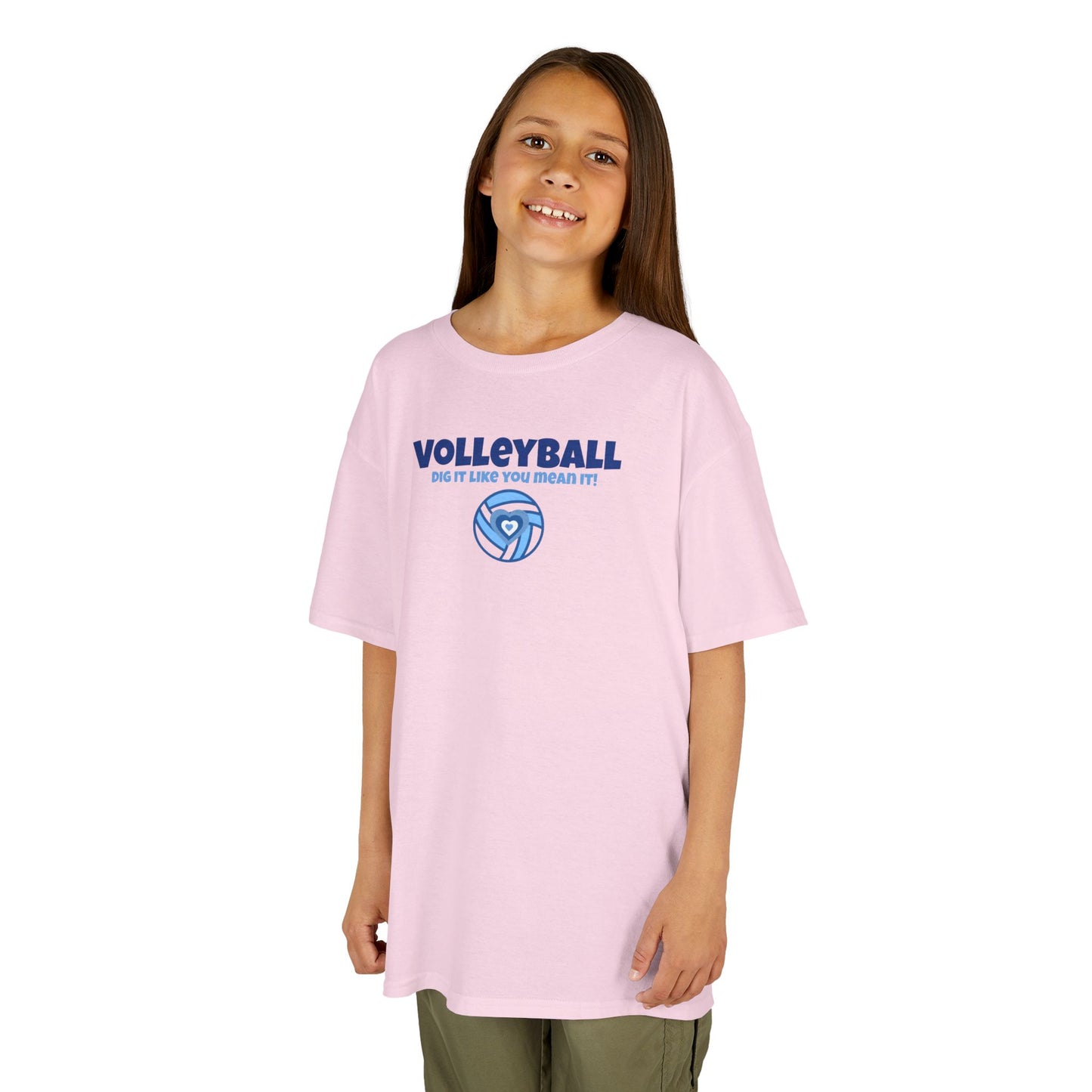 Kids "Dig It Like You Mean It" Volleyball Tee
