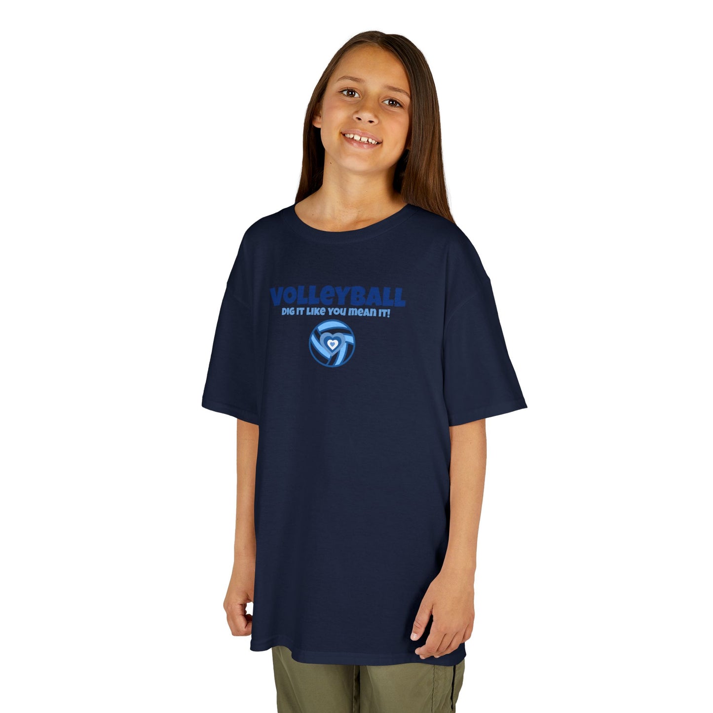Kids "Dig It Like You Mean It" Volleyball Tee