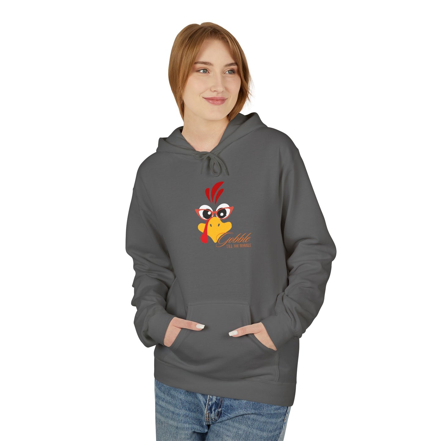 Gooble Till You Wobble Fleece Hoodie