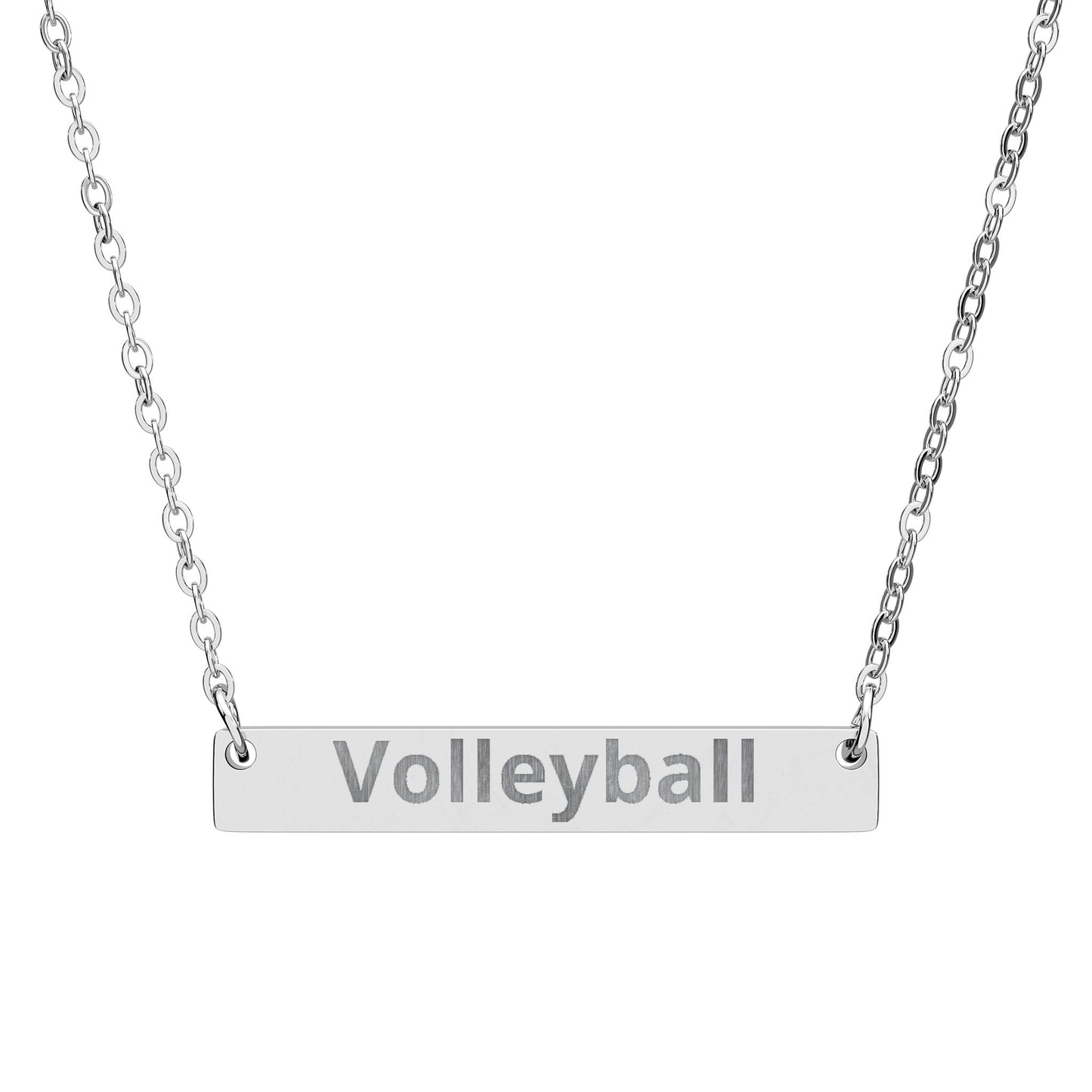 Volleyball Horizontal Necklace