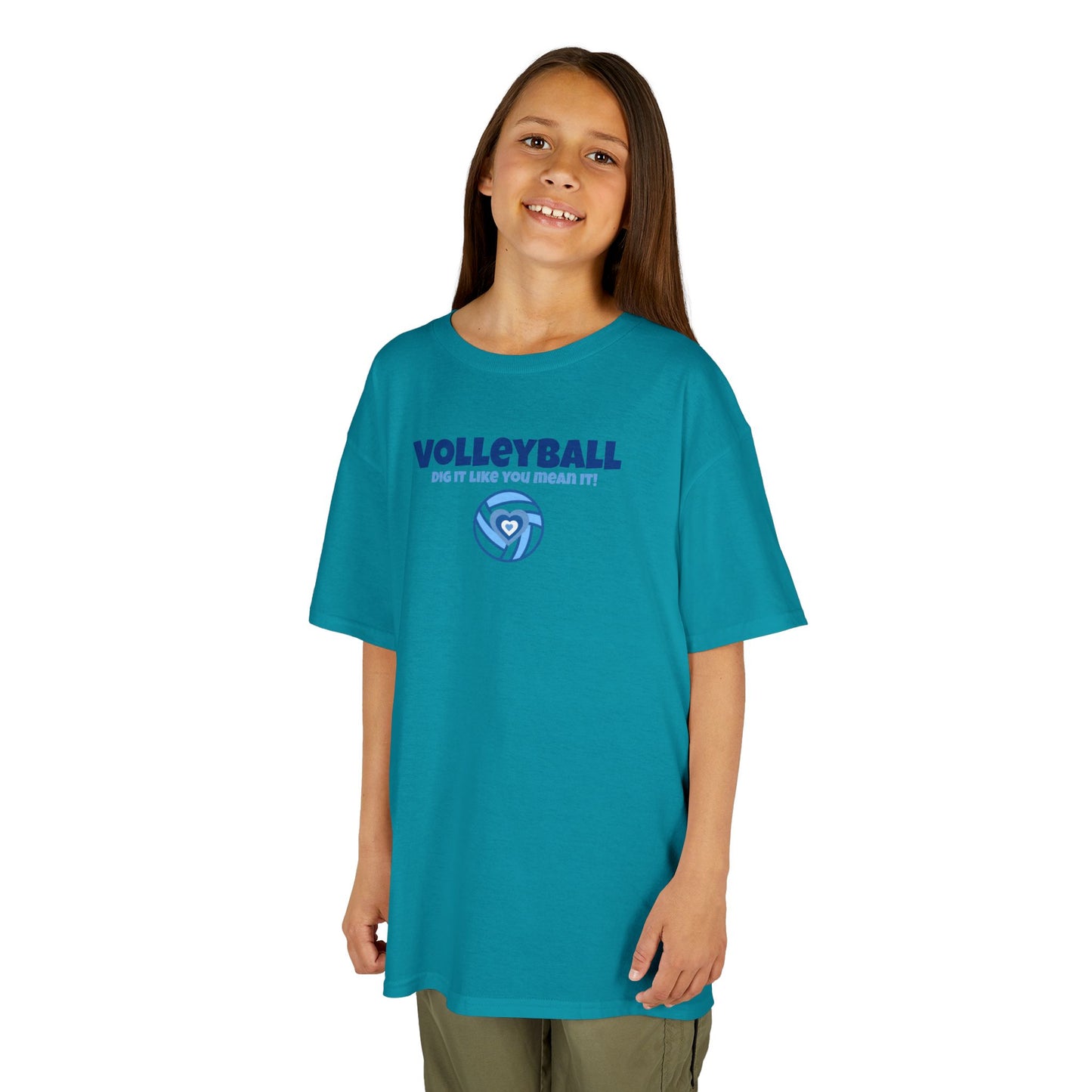 Kids "Dig It Like You Mean It" Volleyball Tee