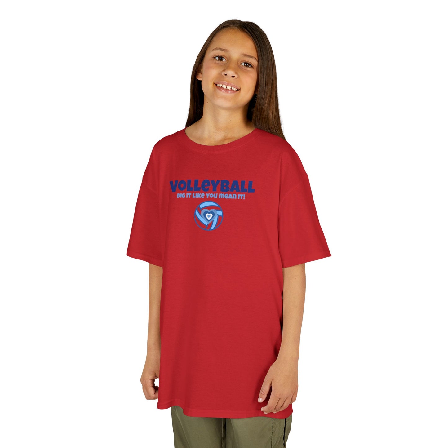 Kids "Dig It Like You Mean It" Volleyball Tee
