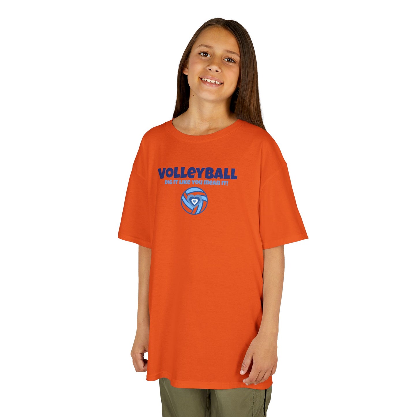 Kids "Dig It Like You Mean It" Volleyball Tee