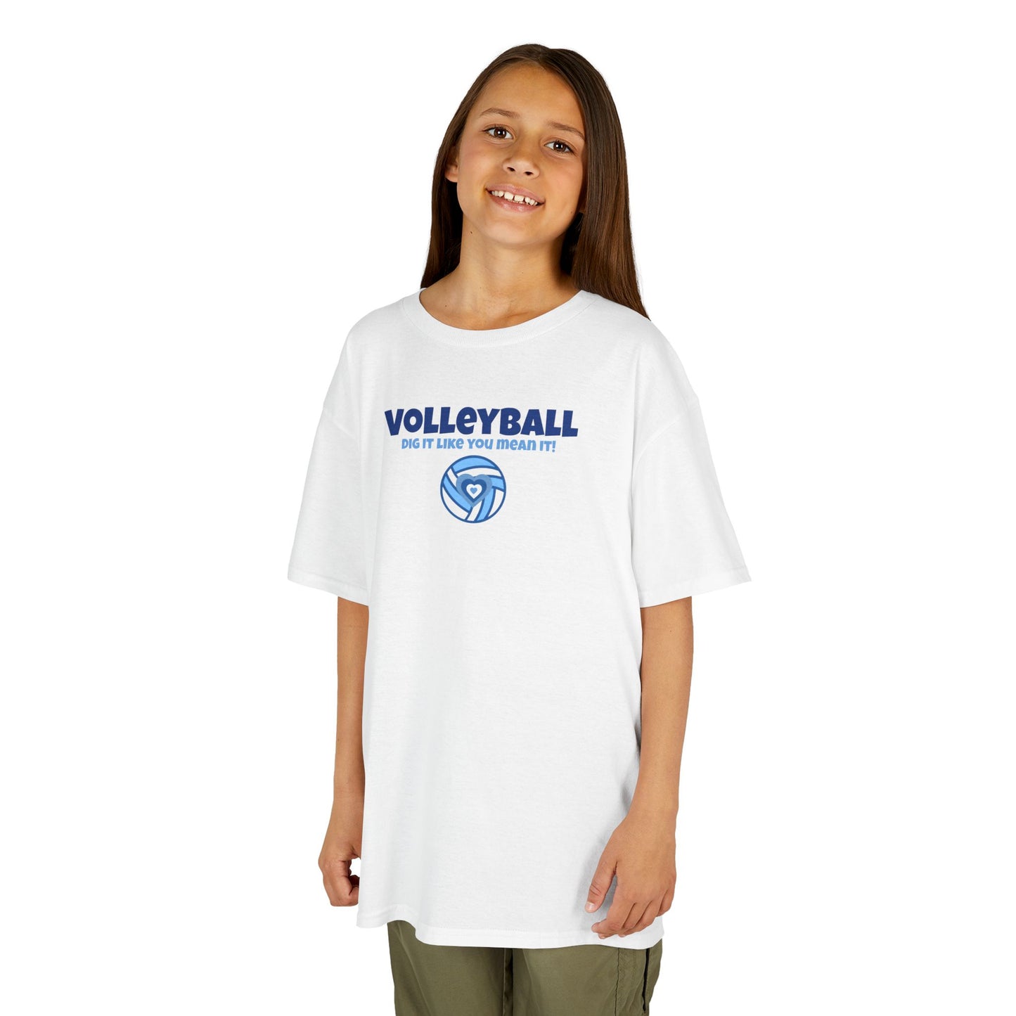 Kids "Dig It Like You Mean It" Volleyball Tee