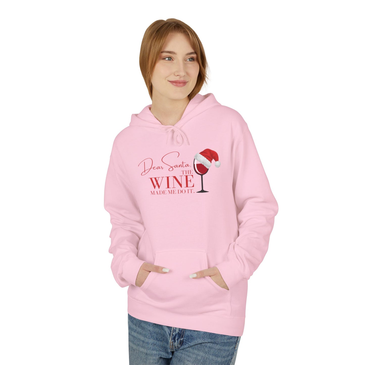 Dear Santa - The Wine Made Me Do It Hoodie
