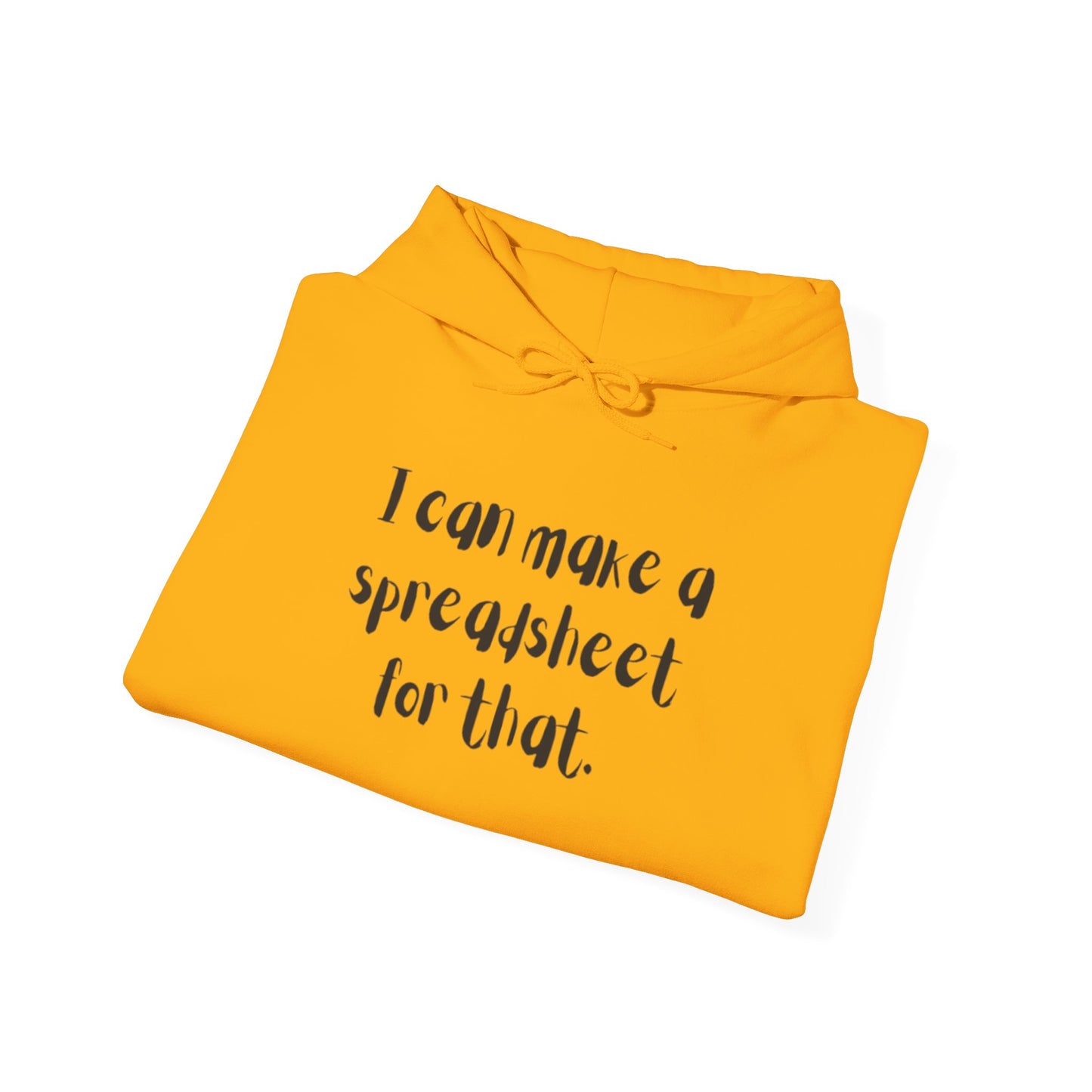 I Can Make A Spreadsheet For That Hoodie