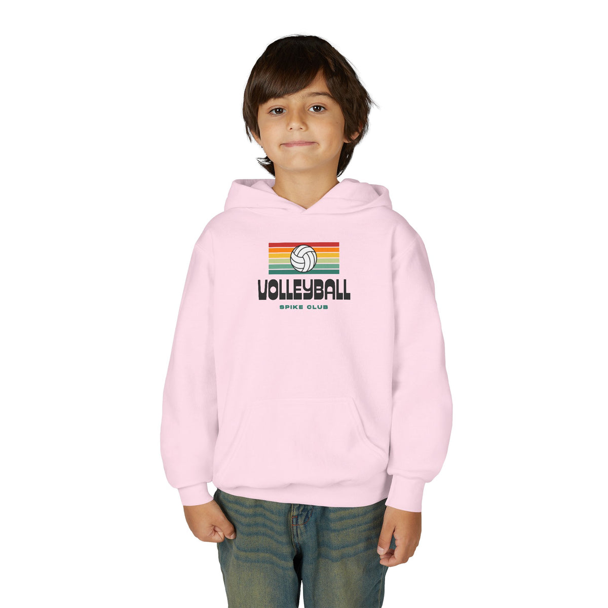 Retro Youth Volleyball Hoodie