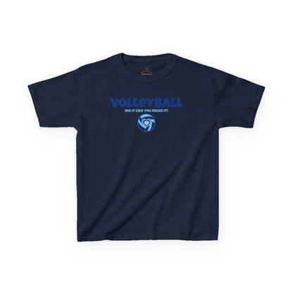 Kids "Dig It Like You Mean It" Volleyball Tee