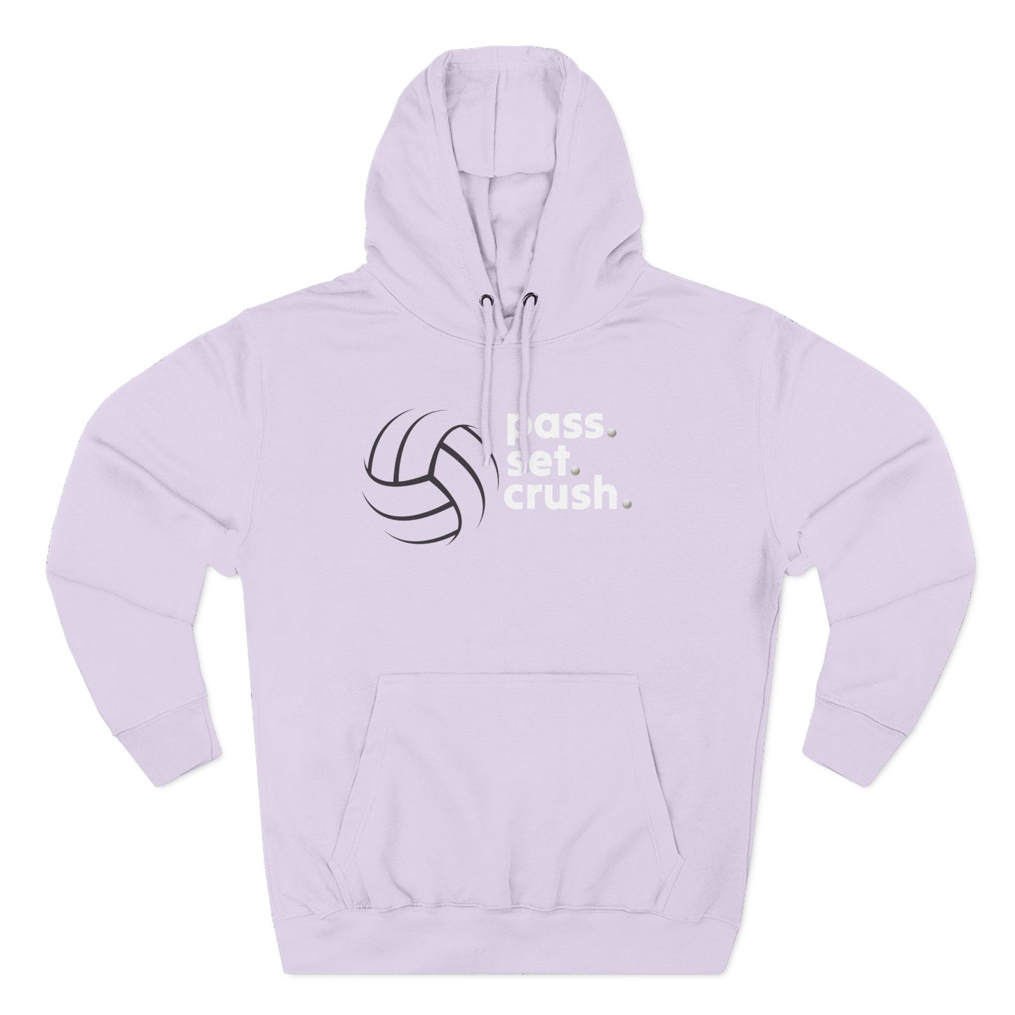 Pass. Set. Crush. Volleyball Hoodie