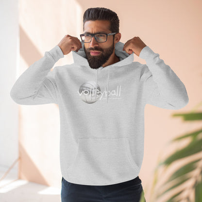 Hustle. Hit. Never Quit. Volleyball Hoodie