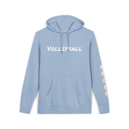 Cozy Volleyball Hoodie - Light Blue