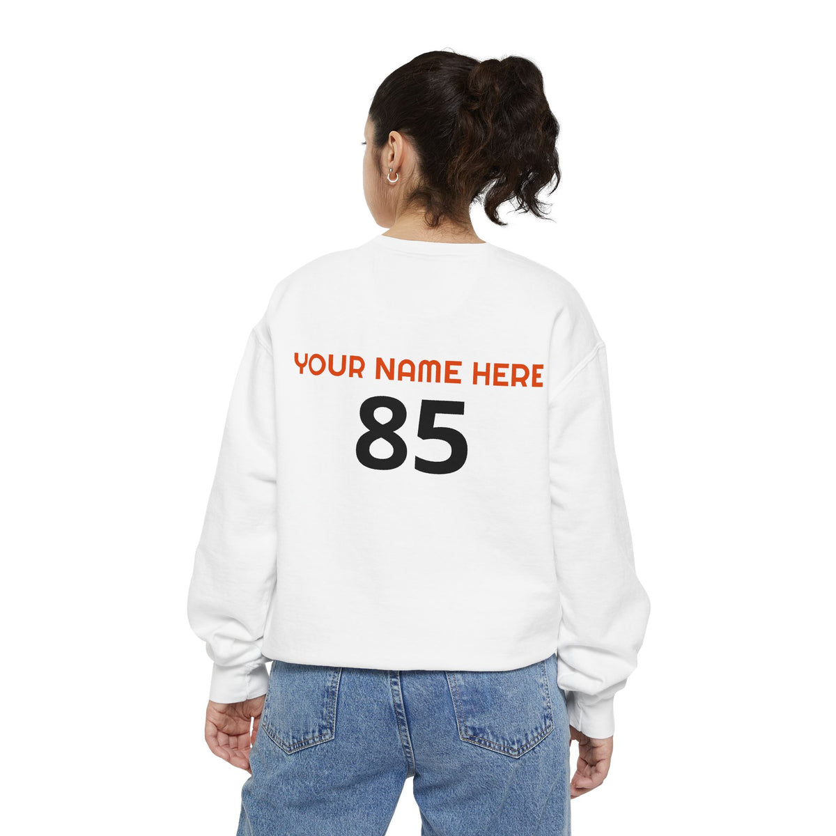 Team Spirit Mom Crewneck Sweatshirt — Personalize It!