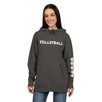 Cozy Volleyball Hoodie - Black