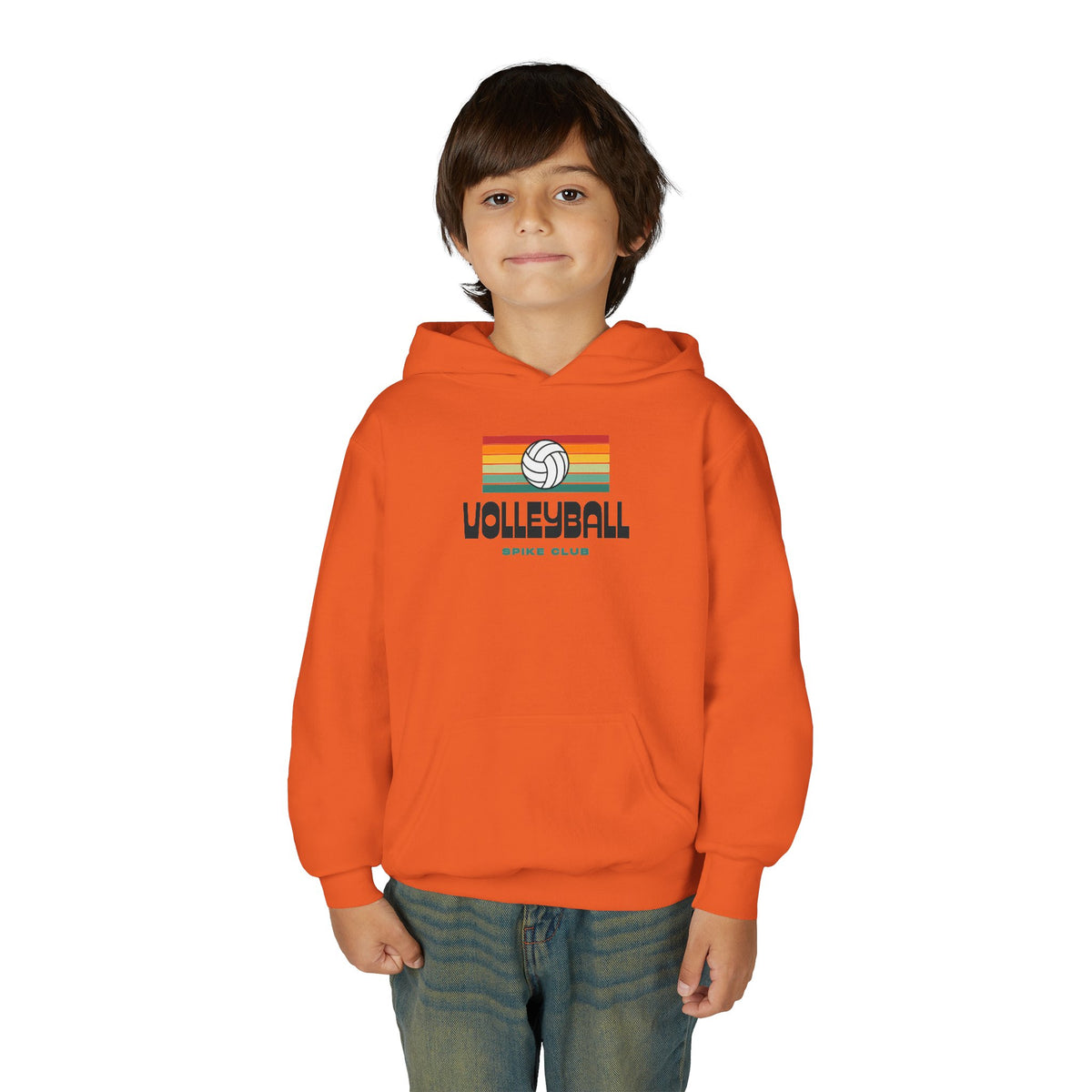 Retro Youth Volleyball Hoodie
