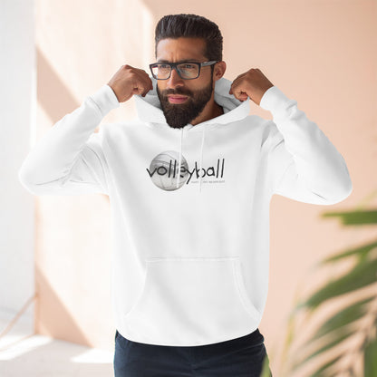 Hustle. Hit. Never Quit. Volleyball Hoodie