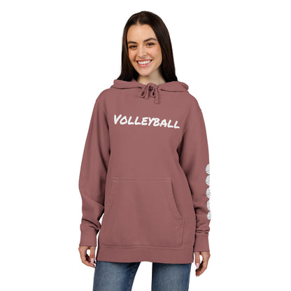 Cozy Volleyball Hoodie - Maroon