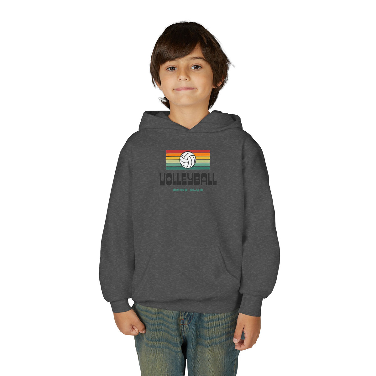 Retro Youth Volleyball Hoodie