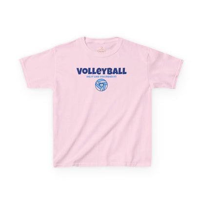 Kids "Dig It Like You Mean It" Volleyball Tee