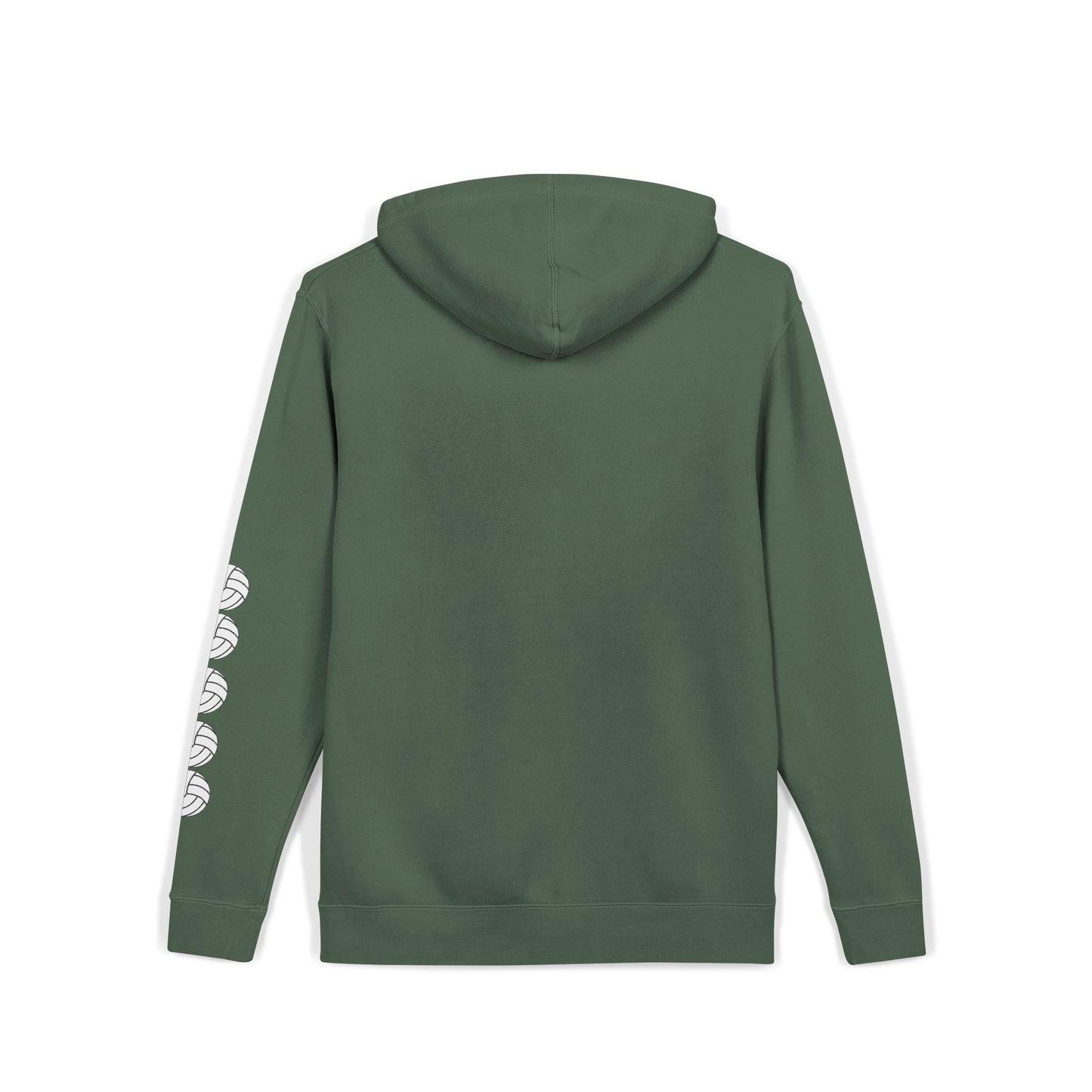 Cozy Volleyball Hoodie - Alpine Green