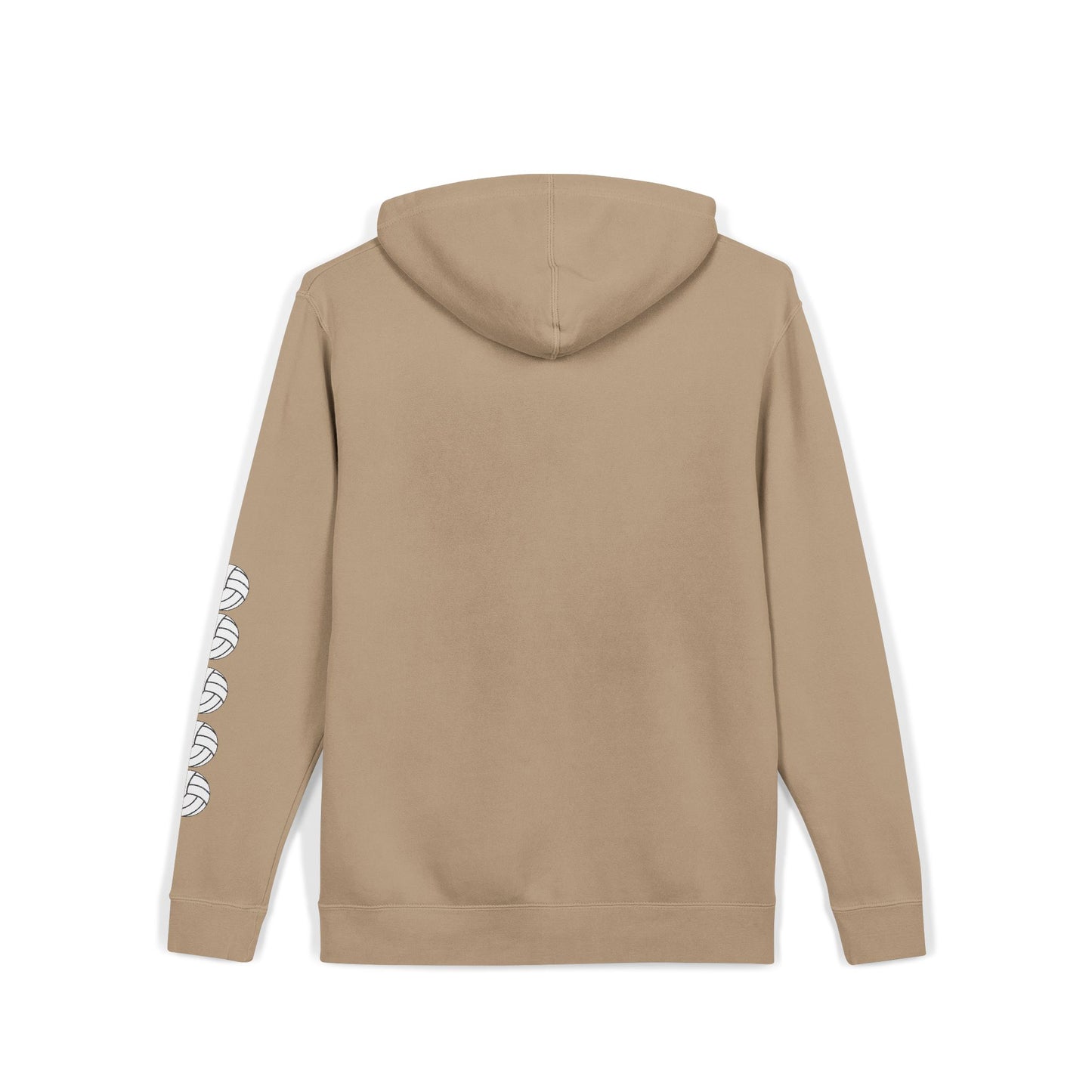 Volleyball Hoodie - Cozy Sweatshirt - Sandstone