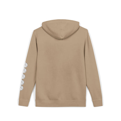 Volleyball Hoodie - Cozy Sweatshirt - Sandstone