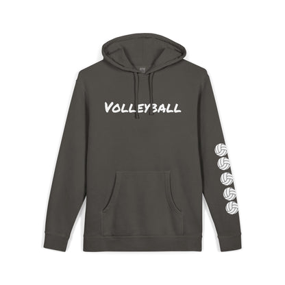 Cozy Volleyball Hoodie - Black