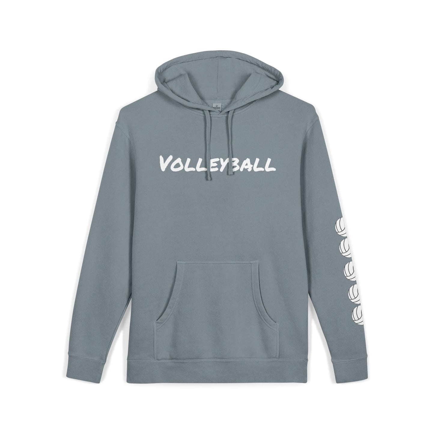 Cozy Volleyball Hoodie - Slate Blue