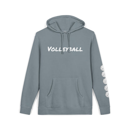 Cozy Volleyball Hoodie - Slate Blue