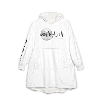 Volleyball Hooded Blanket - Cozy Team Spirit Pullover