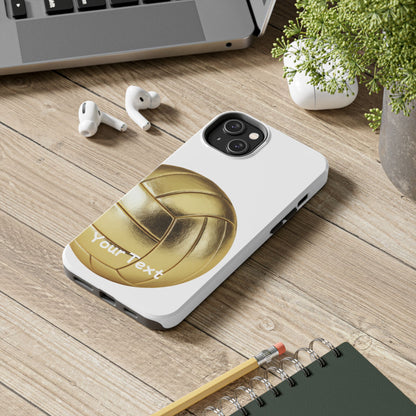 Golden Volleyball Phone Case
