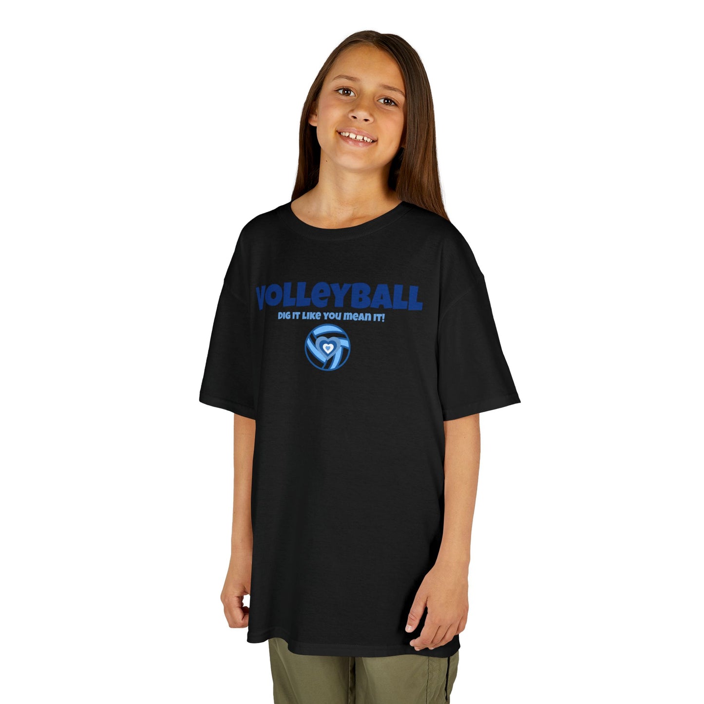 Kids "Dig It Like You Mean It" Volleyball Tee