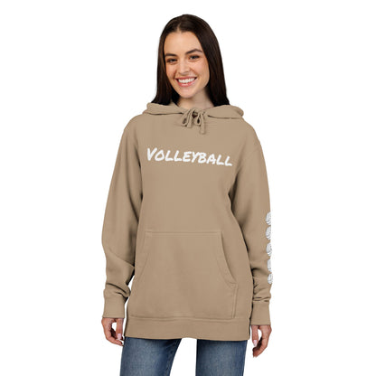 Volleyball Hoodie - Cozy Sweatshirt - Sandstone