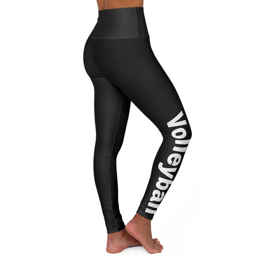 Women's Volleyball Leggings - Make A Statement (Black)