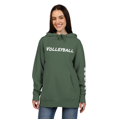 Cozy Volleyball Hoodie - Alpine Green