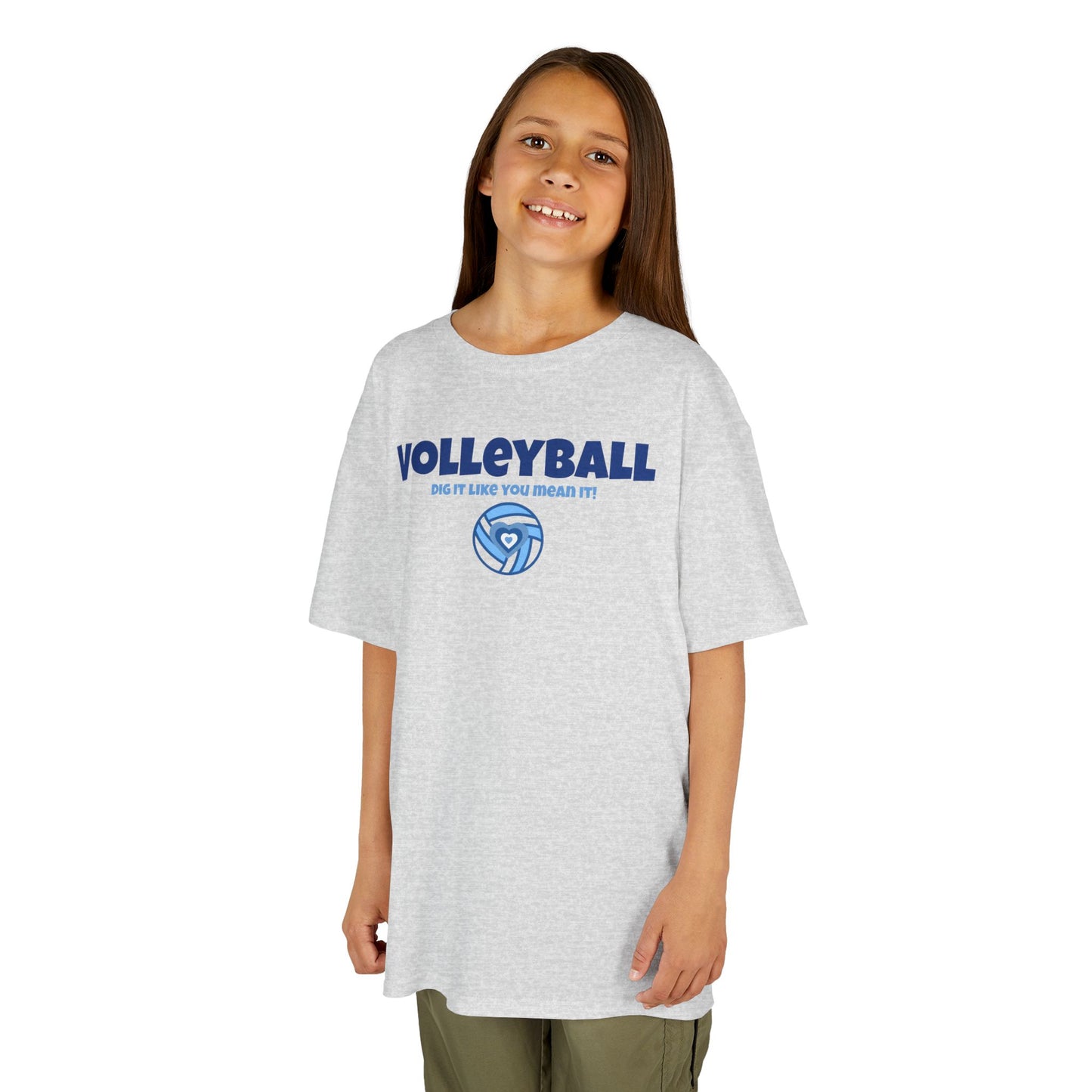 Kids "Dig It Like You Mean It" Volleyball Tee