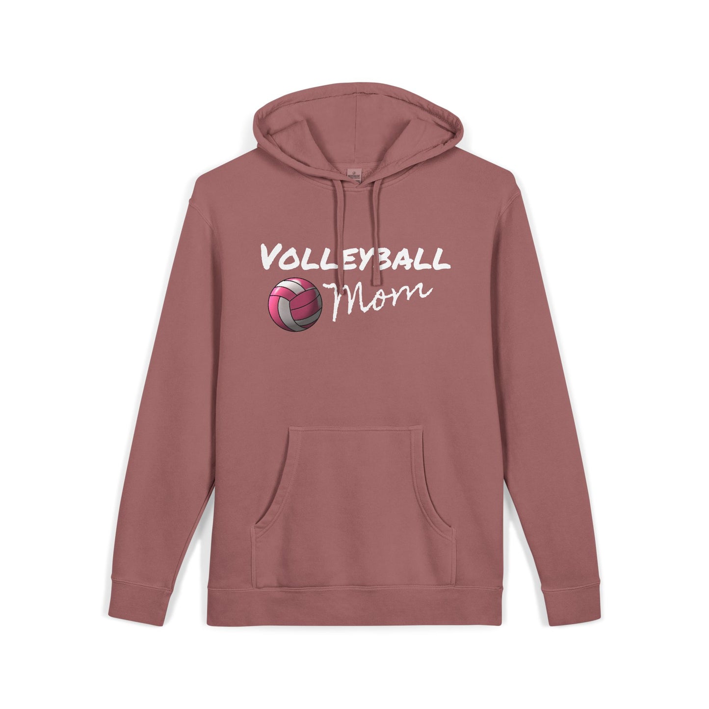 Volleyball Mom Hoodie - Maroon