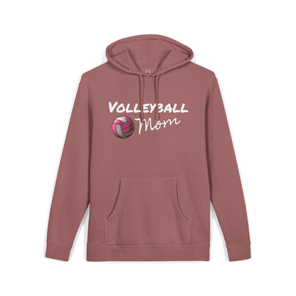 Volleyball Mom Hoodie - Maroon