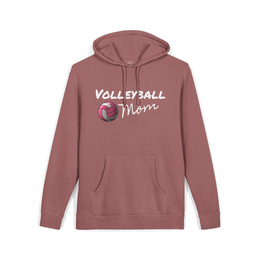 Volleyball Mom Hoodie - Maroon