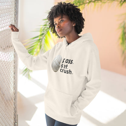 Pass. Set. Crush. Volleyball Hoodie