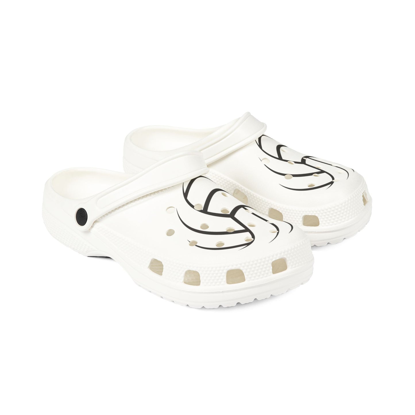 Volleyball Graphic EVA Foam Clogs — Lightweight Slip-On Shoes