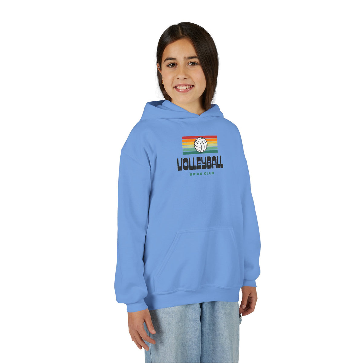 Retro Youth Volleyball Hoodie