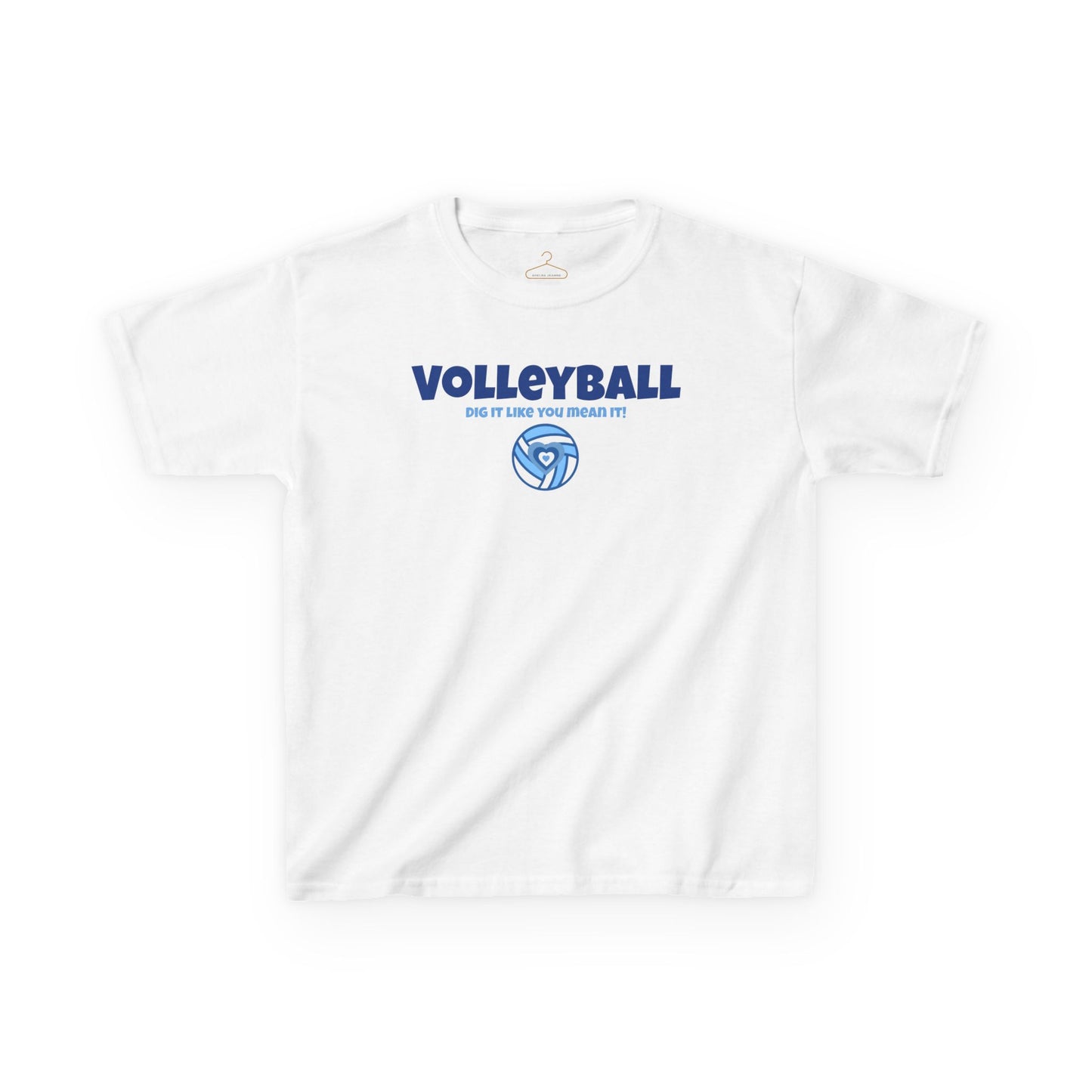 Kids "Dig It Like You Mean It" Volleyball Tee